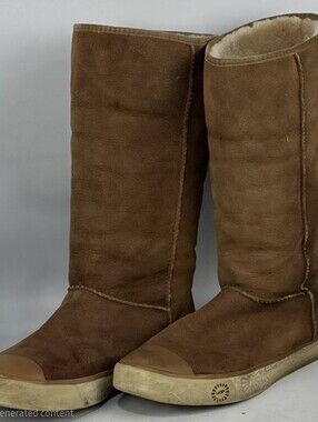 UGG Vintage Tall Suede Sneaker Boot Y2k Size 7
